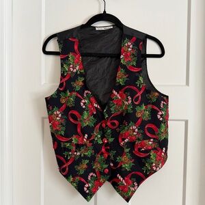 Vintage 90s ugly Christmas vest size S/M